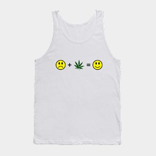 Weed Makes Me Happy Tank Top